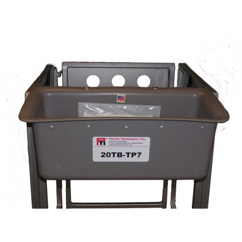 20TB-TP7 Tool Tray,  19 x 8 x 8", Outside Mount for Metal Frame Baskets